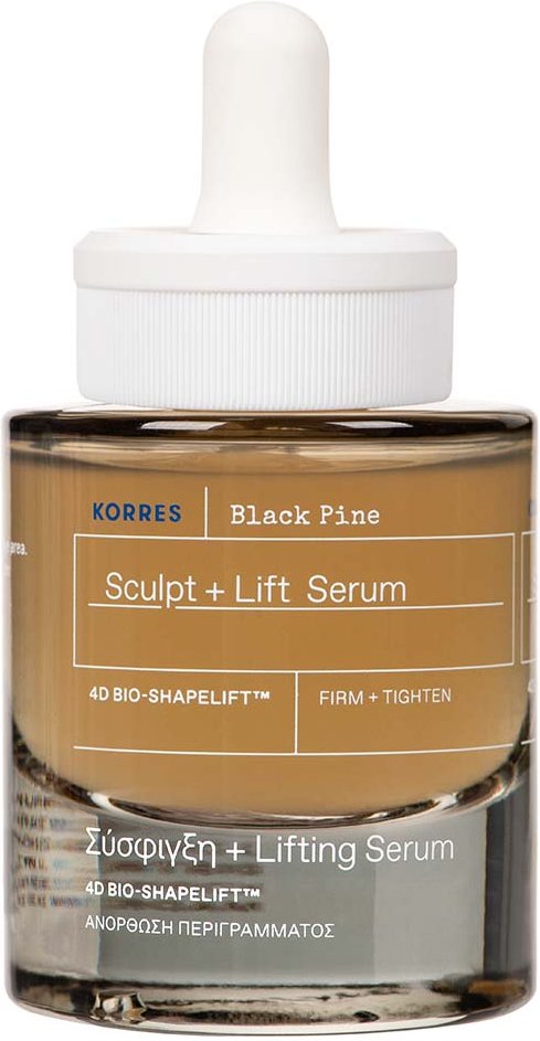 Korres Black Pine 4D BioShapeLift™ Remodellierendes und straffendes Gesichtsserum 30 ml