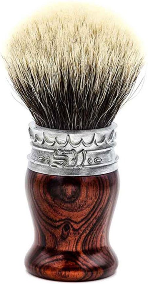 Saponificio Varesino Shaving Brush - Pewter / Coco Cocobolo handle