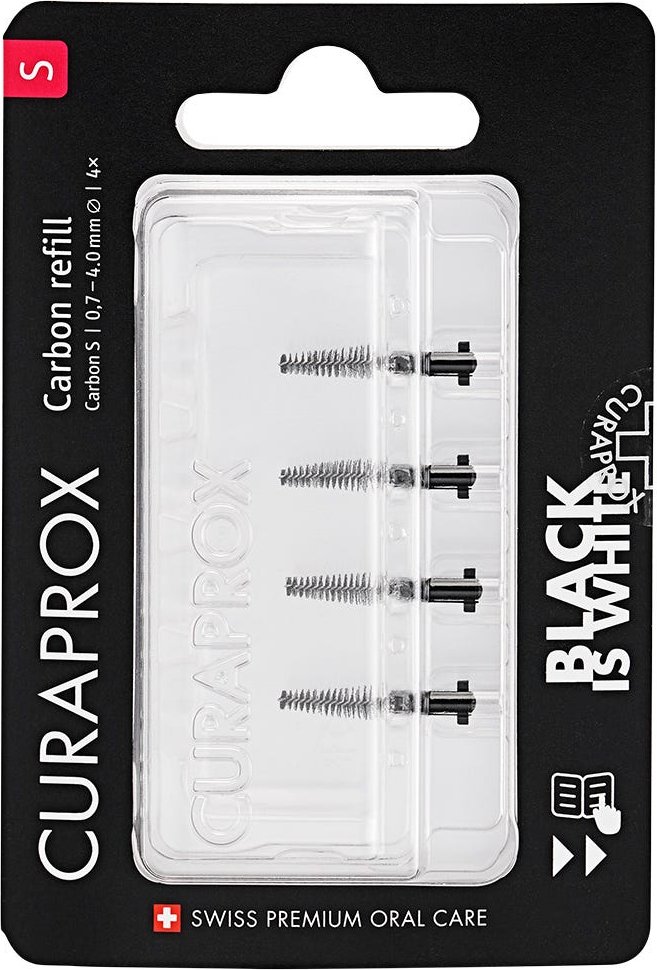 CURAPROX Black is white Carbon refill S