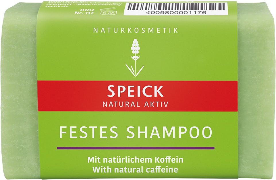 SPEICK Active festes Shampoo mit natürlichem Koffein 60 g