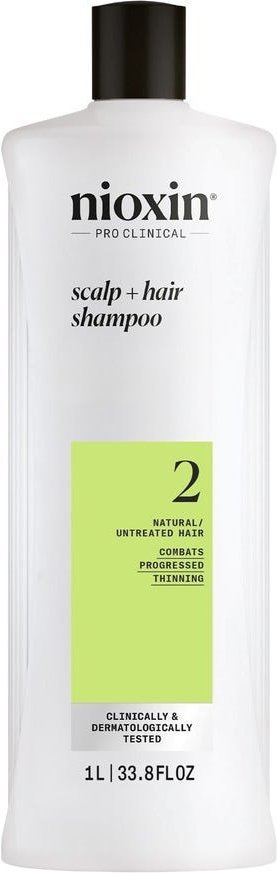 Nioxin Scalp + Hair System 2 Shampoo 1000 ml
