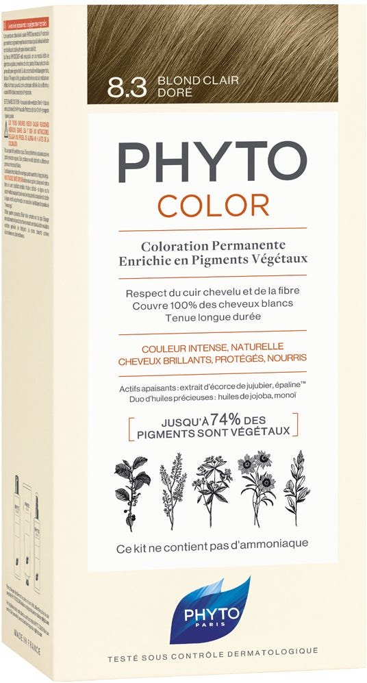 Phyto Phytocolor 8.3 Helles Goldblond Pflanzliche Haarcoloration