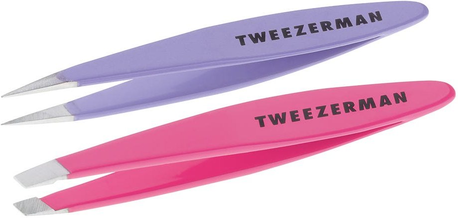Thumbnail - Tweezerman Mini Slant and Point Tweezer Set-Oval