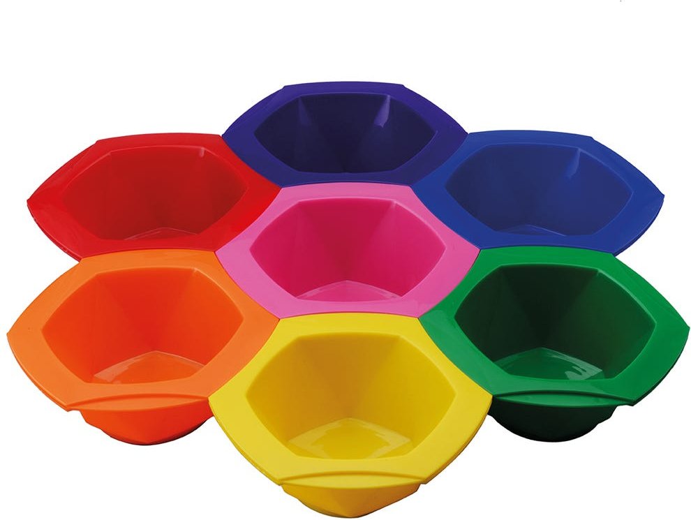 Comair Färbeschalen „Rainbow“ 7 Stk.