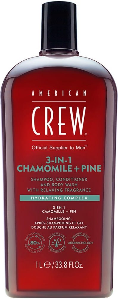 American Crew Chamomile + Pine Relaxing 3-in-1 Shampoo 1000 ml