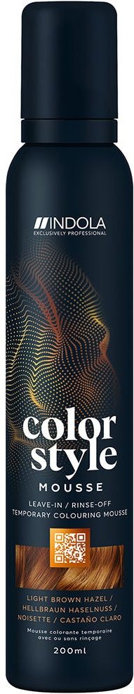 INDOLA Color Style Mousse Hellbraun 200 ml