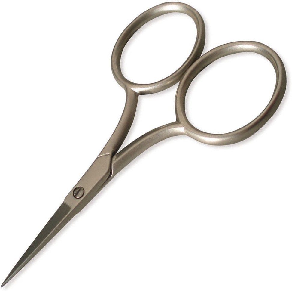 Canal Stickschere gerade/spitz vernickelt-matt 90 mm