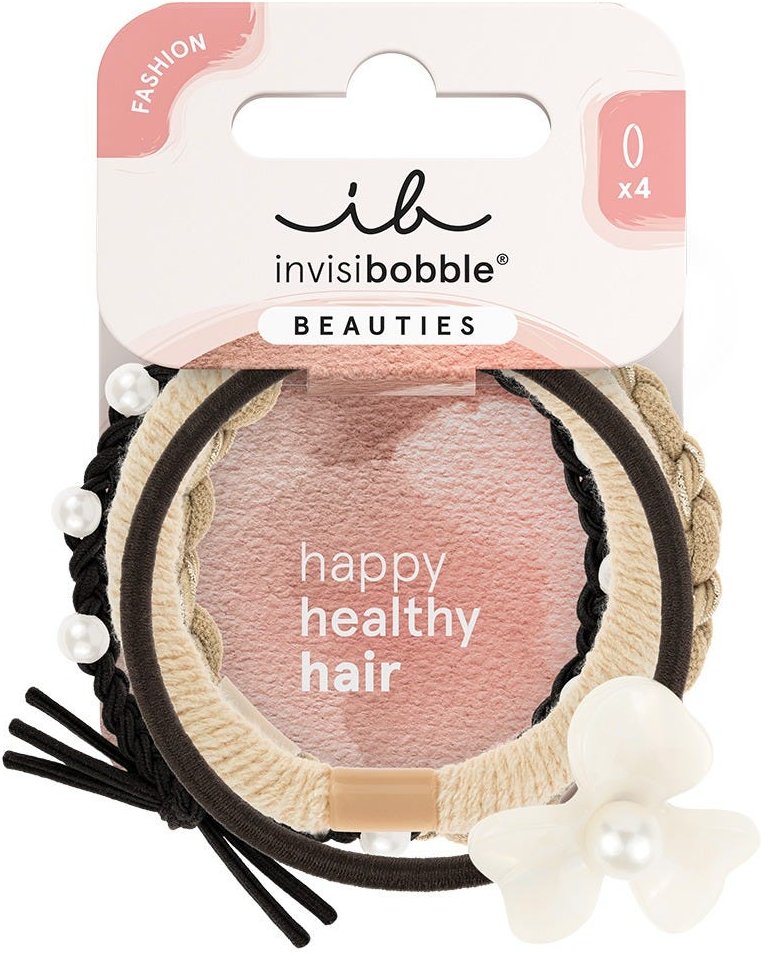invisibobble BEAUTIES Flower Pearl 4 Stück