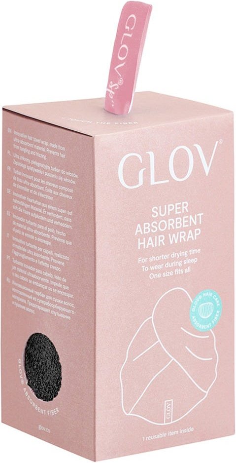 GLOV Hair Wrap Satin - Black