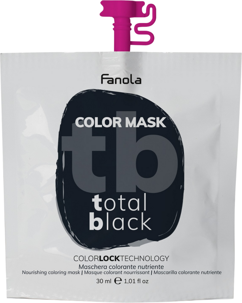 Fanola Farbmaske Total Black 30 ml