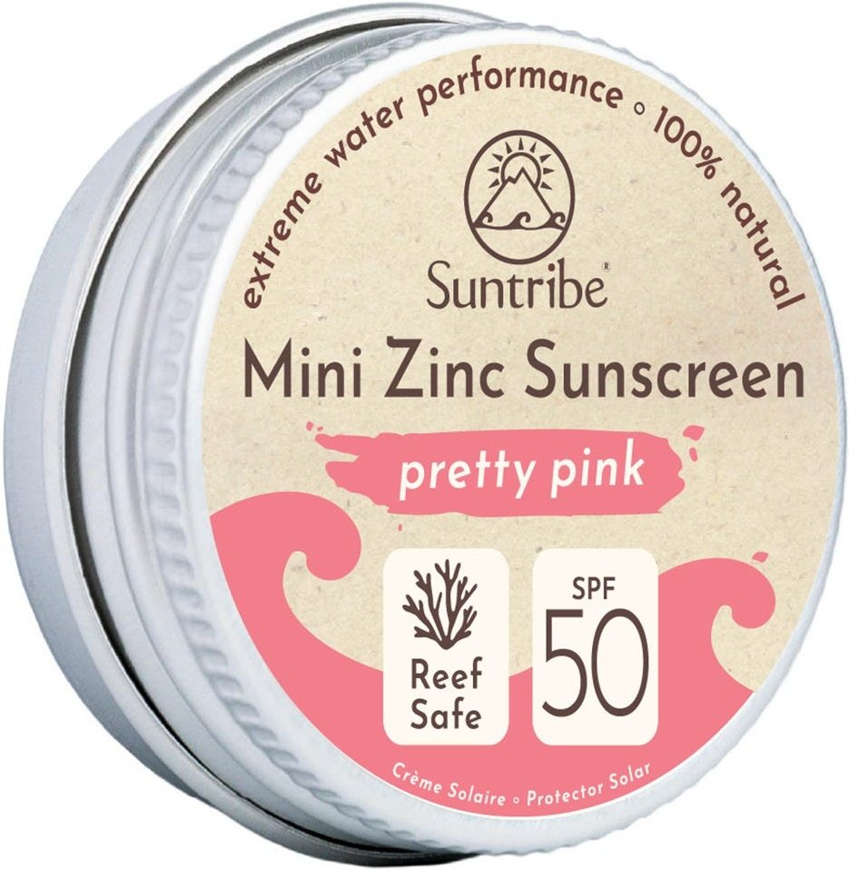 Suntribe Zink Sunscreen Sonnencreme LSF 50 Sport pretty pink 15 g