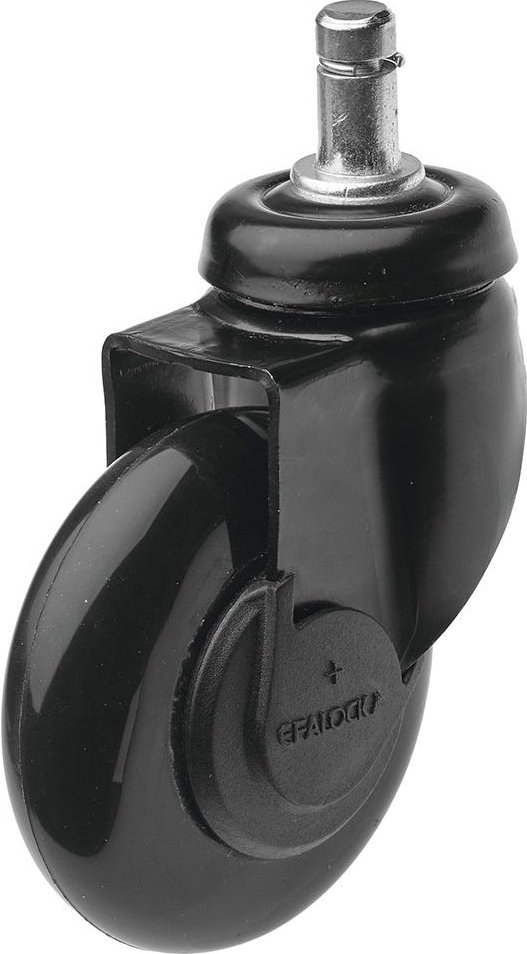 Efalock Clic Tec Rolle für Hocker Schwarz