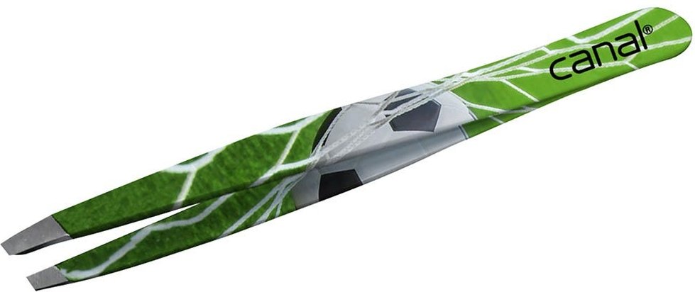 Canal Haarpinzette schräg Fußball 9 cm