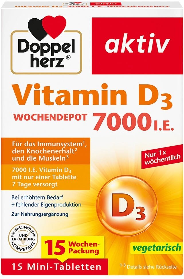 Doppelherz Vitamin D 7000 I.E. 15 Stück