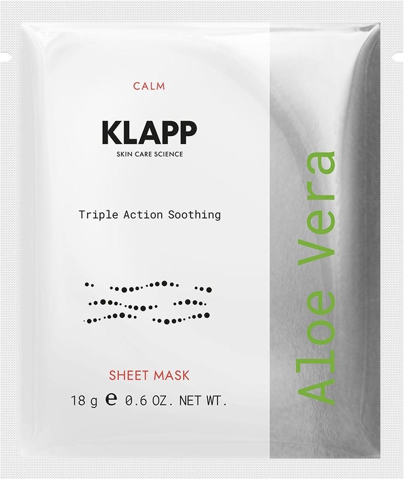 KLAPP Calm Aloe Vera Sheet Mask