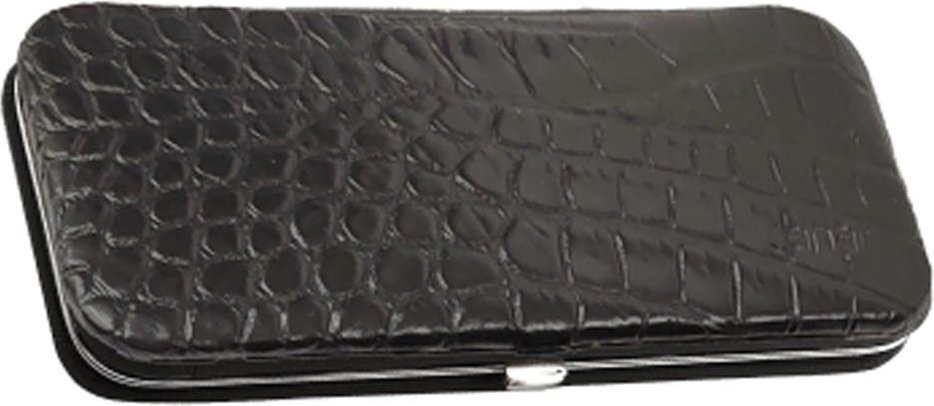 Canal Bügeletui aus Leder unbestückt Schwarz