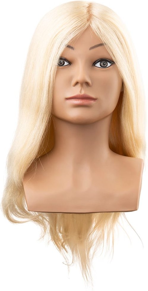 Efalock Übungskopf Marla Humanhaar lichtblond 40 cm