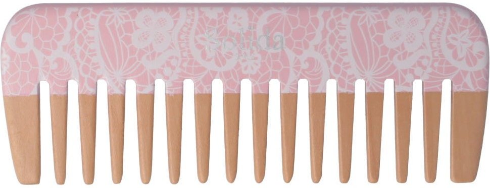 Solida Stylingkamm Rosa Spitze Print
