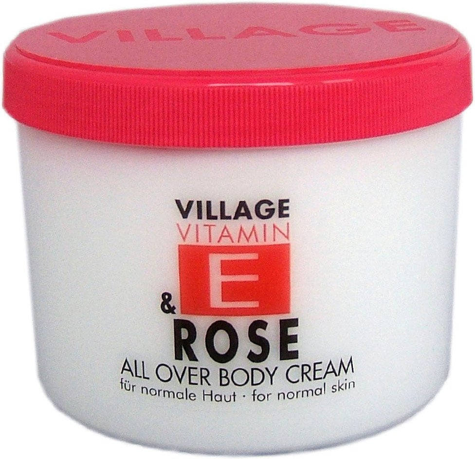 Village Vitamin E & Rose Bodycream 500 ml