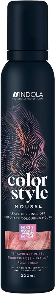 INDOLA Color Style Mousse Erdbeer-Rosé 200 ml