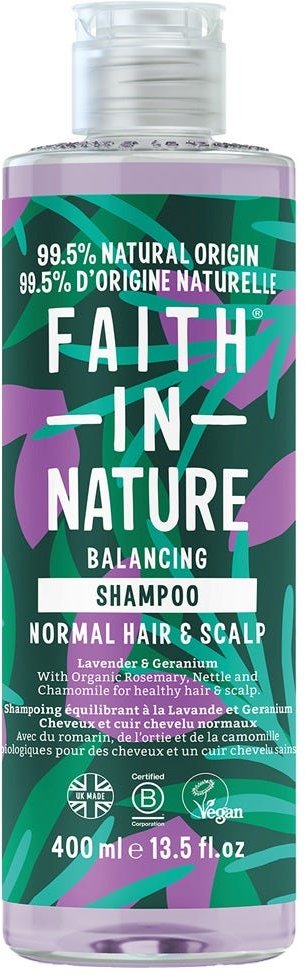 Faith in Nature Lavendel & Geranium Shampoo 400 ml
