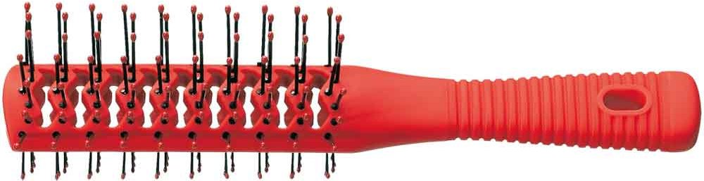 Comair Tunnelventbürste "Rubberize" rot