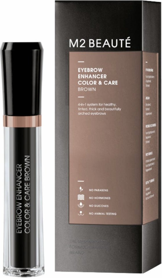 M2 Beauté Eyebrow Enhancer Color+ Care Brown 6 ml
