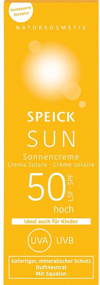 SPEICK SUN Sonnencreme LSF 50 60 ml