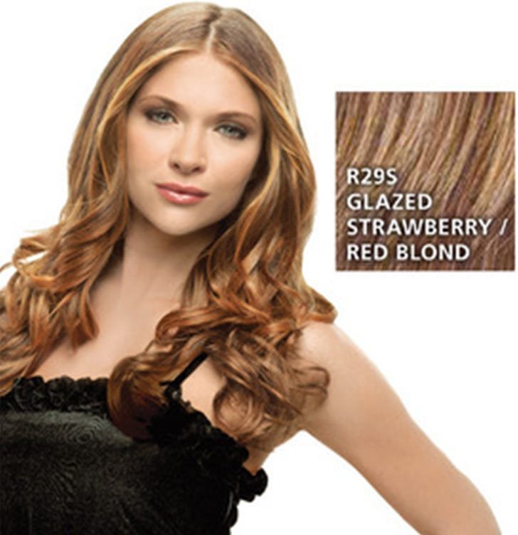 Hairdo 23 Zoll Clip in Wavy Extension R29S Glazed Strawberry 57 cm