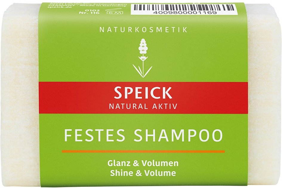 SPEICK Active festes Shampoo Glanz & Volumen 60 g