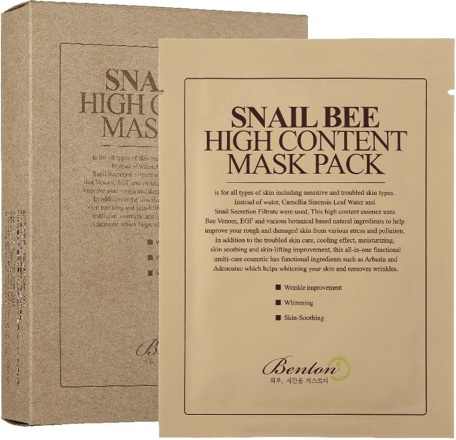 Benton Snail Bee High Content Mask 20 g