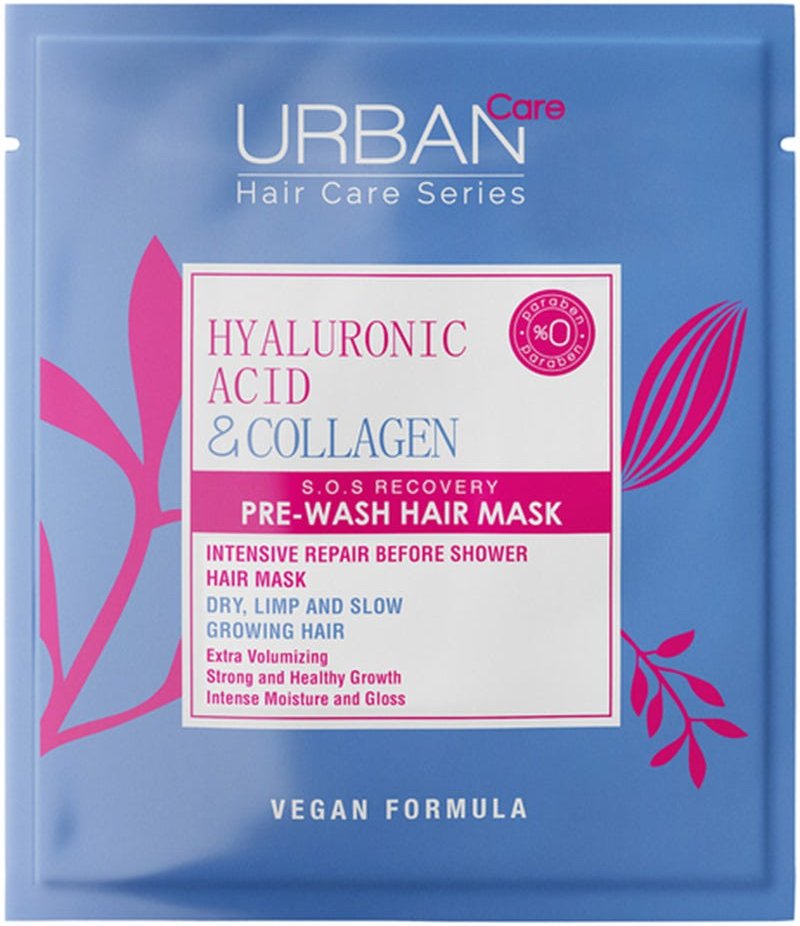 URBAN Care Hyaluronic Acid & Collagen S.O.S Recoverypre-Hairmask 50 ml