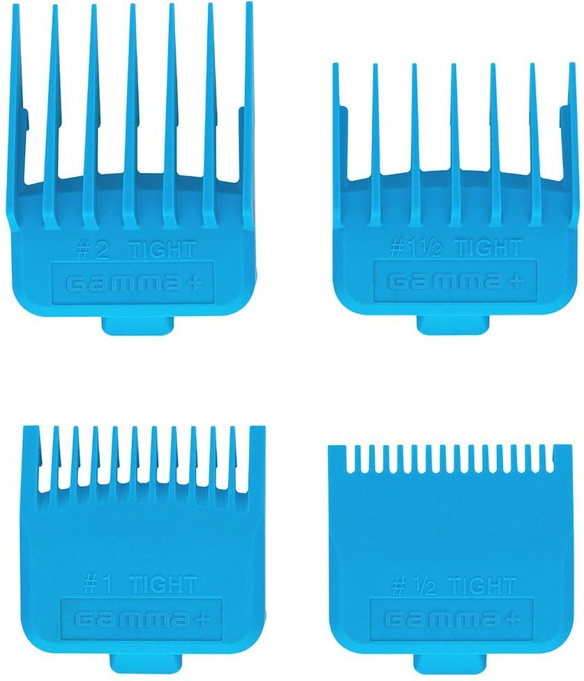 Gamma+ Aufsteckkammset Blau 4-Stück mit Doppelmagnet