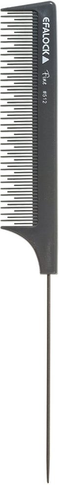 Efalock Fine Nadelstielkamm #512 205 mm