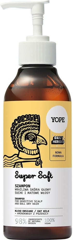 Thumbnail - YOPE DAILY HEROES SOFT Shampoo Oat Milk 300 ml