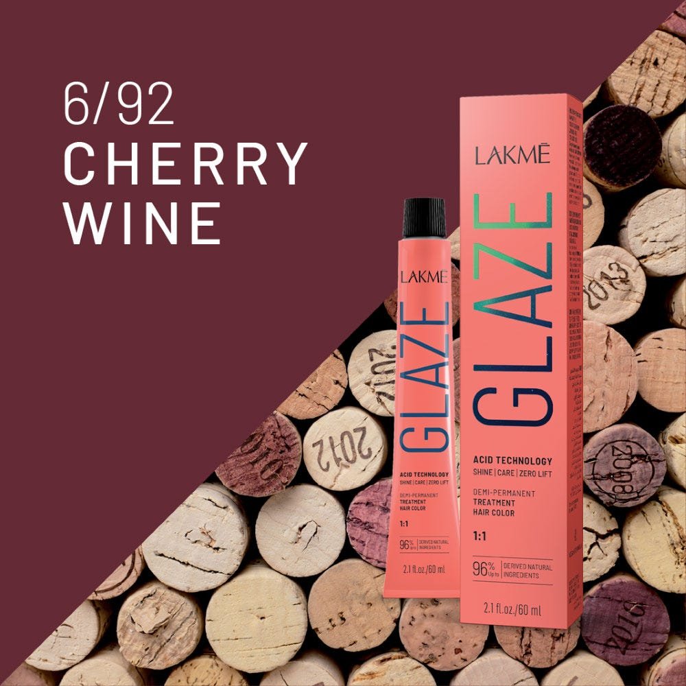 Lakmé Glaze 6/92 Cherry Wine 60 ml