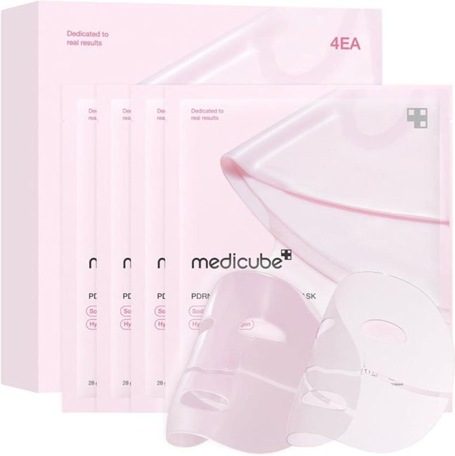 Medicube PDRN Pink Collagen Gel Mask 4x