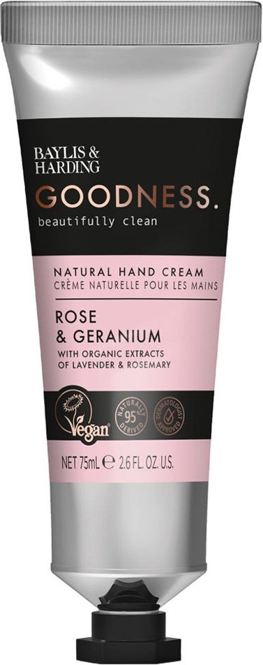 Baylis & Harding Goodness Rose & Geranium Hand Cream 75 ml