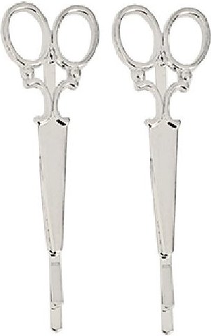 Comair A&A Haarklemmen Schere silber