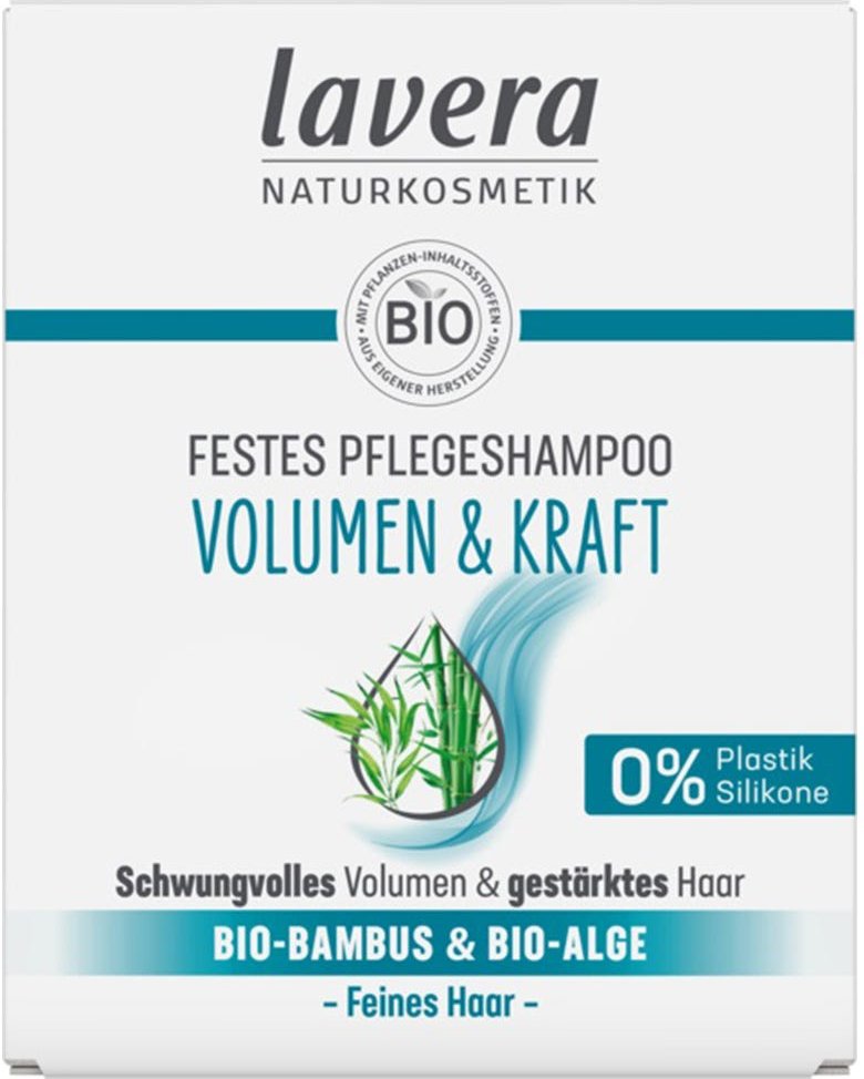 Thumbnail - Lavera Volumen & Kraft Festes Pflegeshampoo 50 g