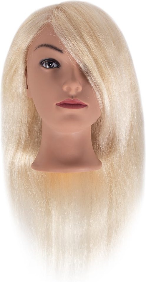 Efalock Übungskopf Sophia Naturhaar lichtblond 40-45 cm