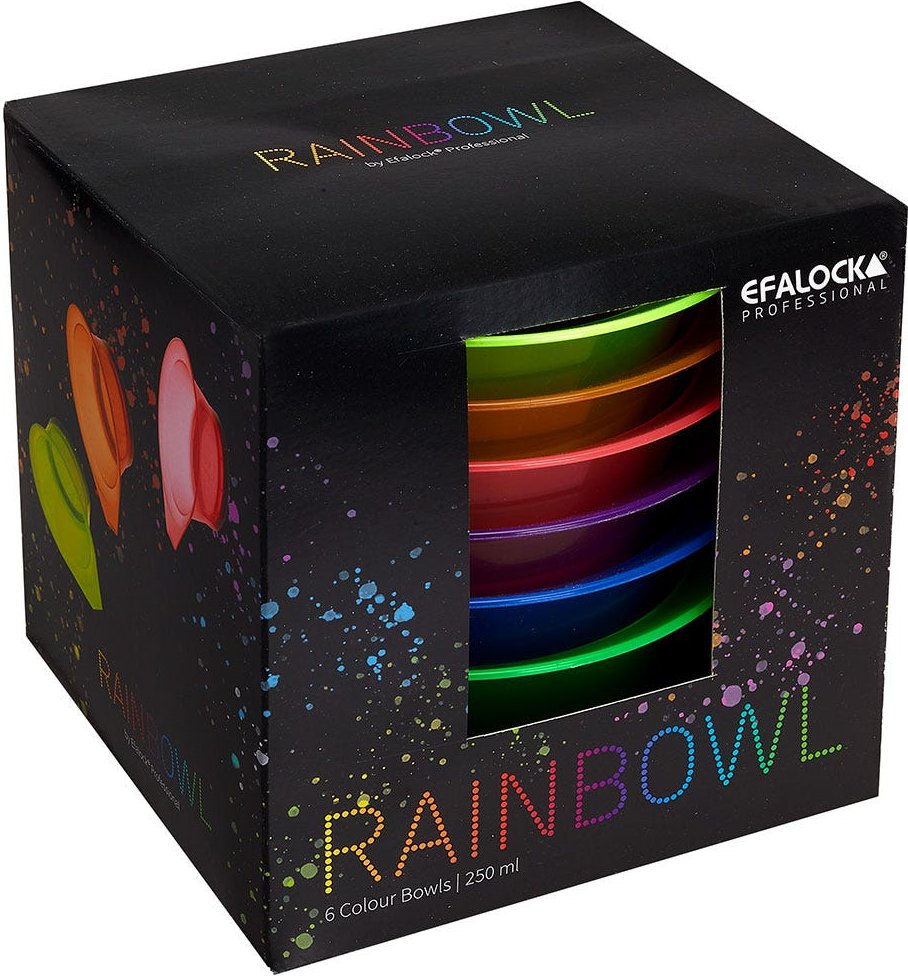 Efalock Färbeschale-Set 6 Farben 250 ml