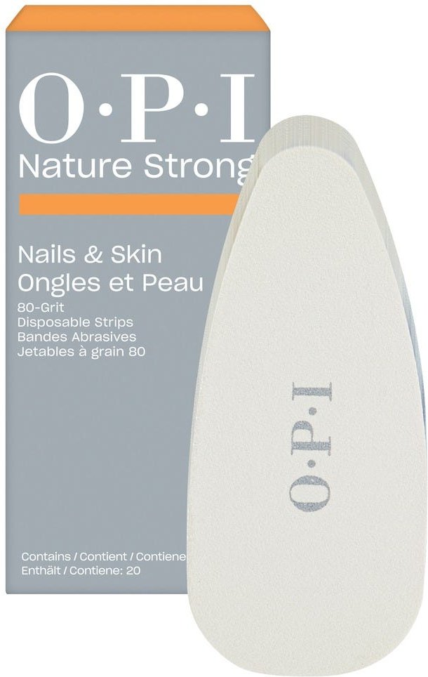 OPI Nature Strong Nails & Skin Disposable Strips 80 Grit 20 Stück
