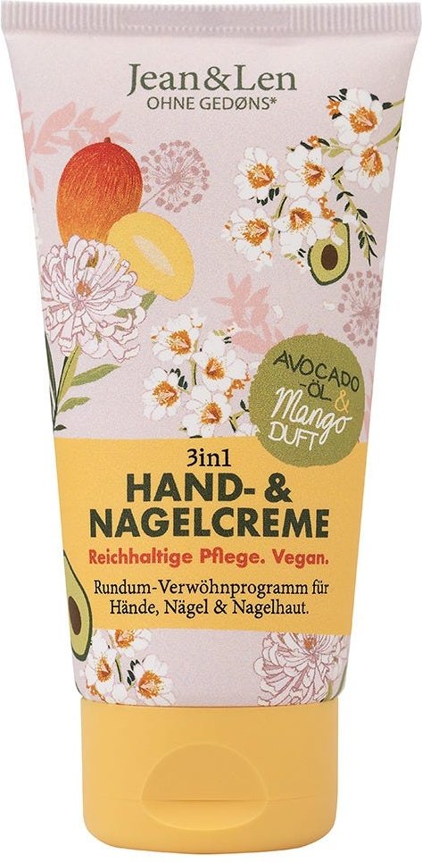 Jean & Len Hand & Nagelcreme Mango/Avocado 75 ml