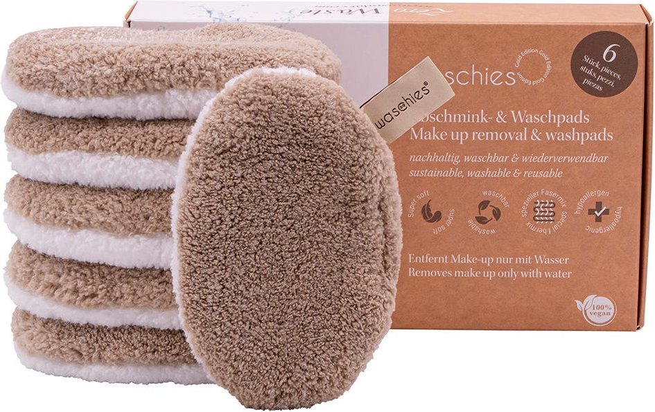 Thumbnail - Waschies Abschminkpad Gold 6er-Set
