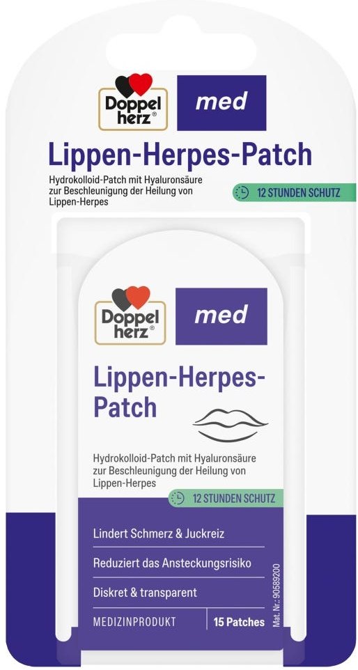 Doppelherz Med Lippen-Herpes-Patch 15 Stück