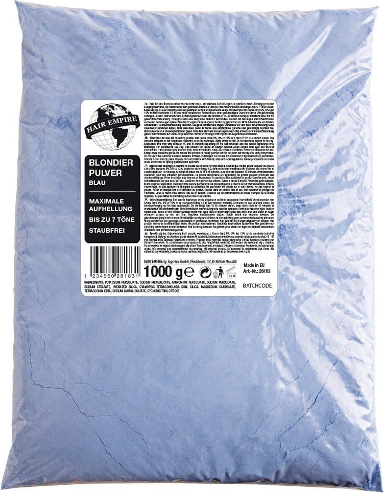 Hair Empire Diamond Color Blondierpulver Blau 1000 g