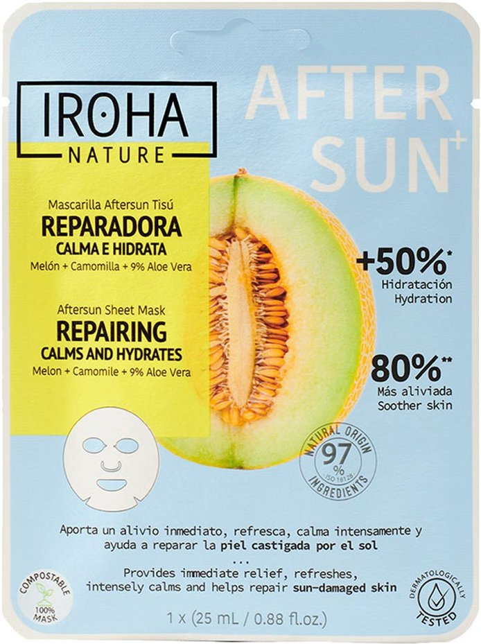 Iroha After Sun Gesichtsmaske Repairing - Calms & Hydrates