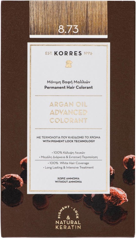 Korres Argan Oil Colorant Golden Caramel 8.73