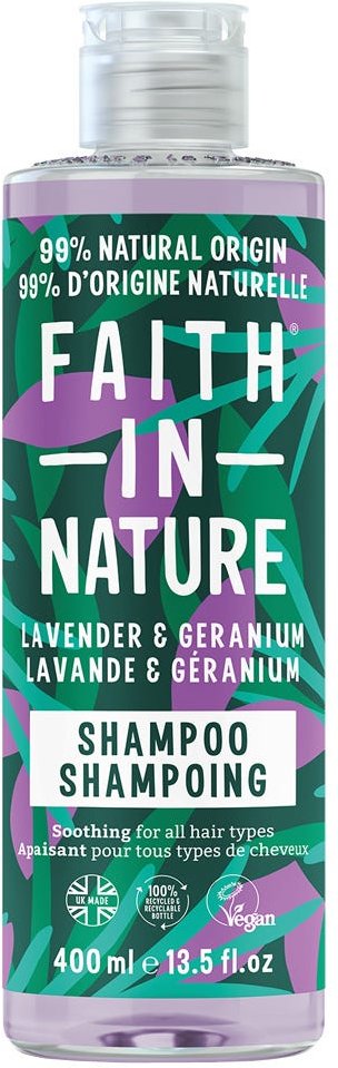 Faith in Nature Lavendel & Geranium Shampoo 400 ml